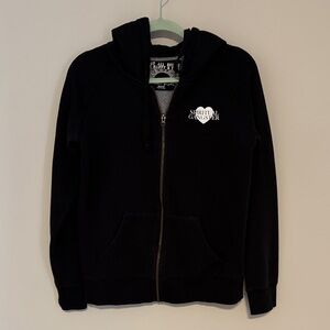 Spiritual Gangster Goddess Vibes zip up hoodie size medium